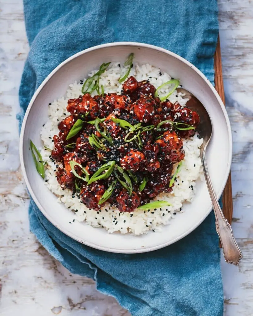 Korean-Style Ground Turkey with Chives and Sesame Recipe