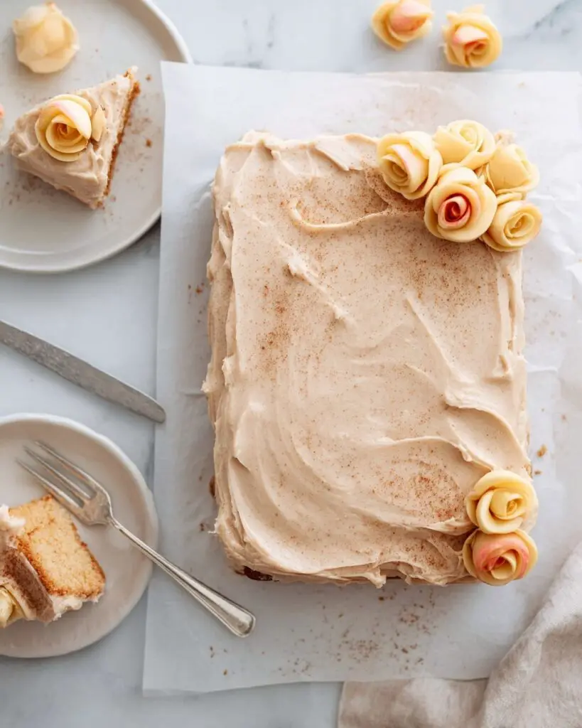 Apple Cake with Cinnamon Cream Cheese Frosting Recipe