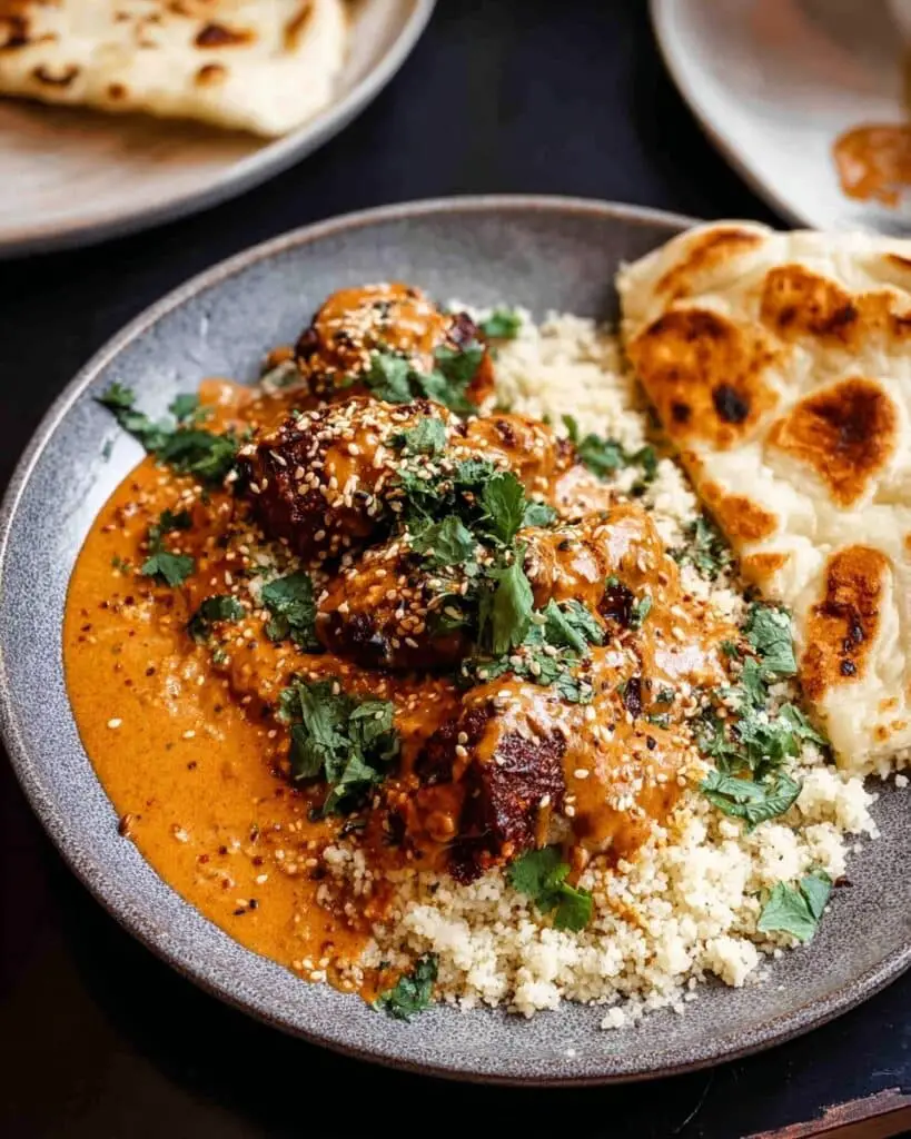 One Pan Spicy Sesame Butter Chicken Recipe