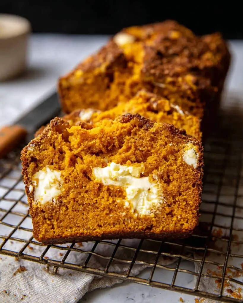 Cream Cheese Swirled Cinnamon Pumpkin Butter Bread Recipe