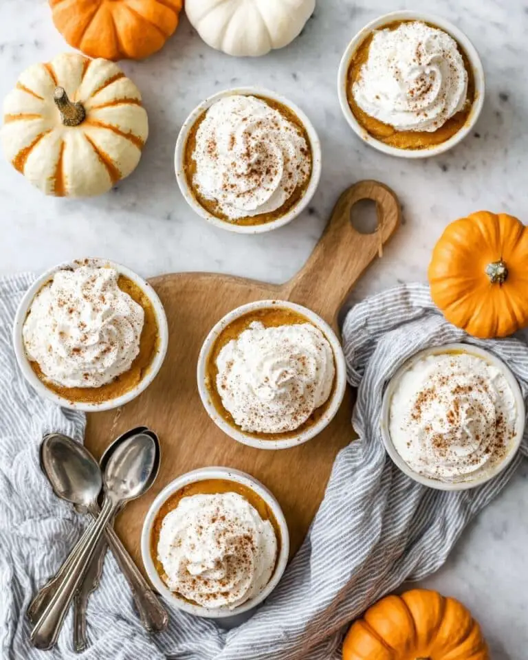 Crustless Pumpkin Pie Recipe