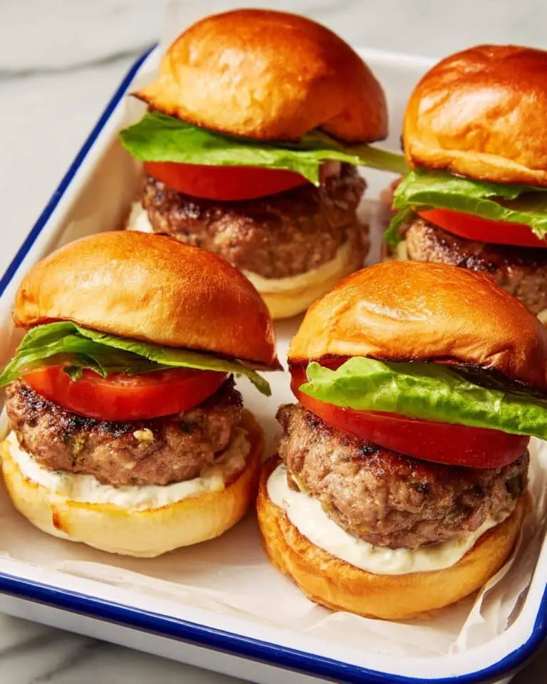 Turkey Burger with Caramelized Onions, Avocado, and Fresh Toppings Recipe