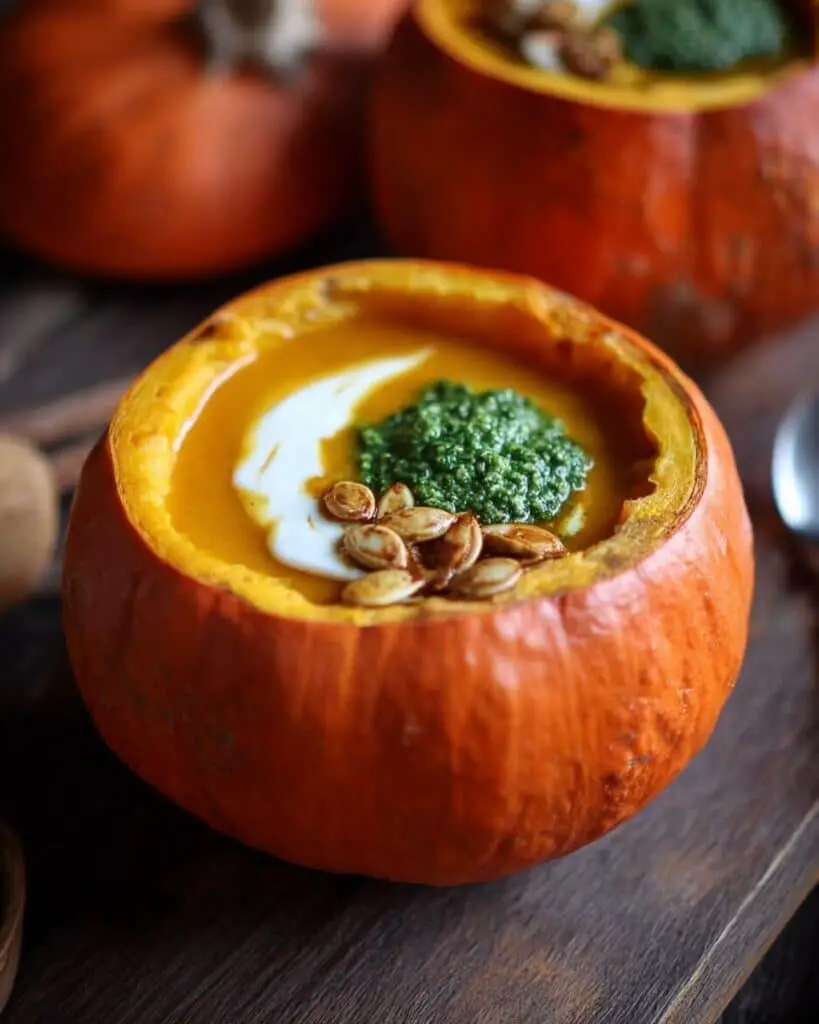 Roasted Pumpkin Sage Soup Recipe