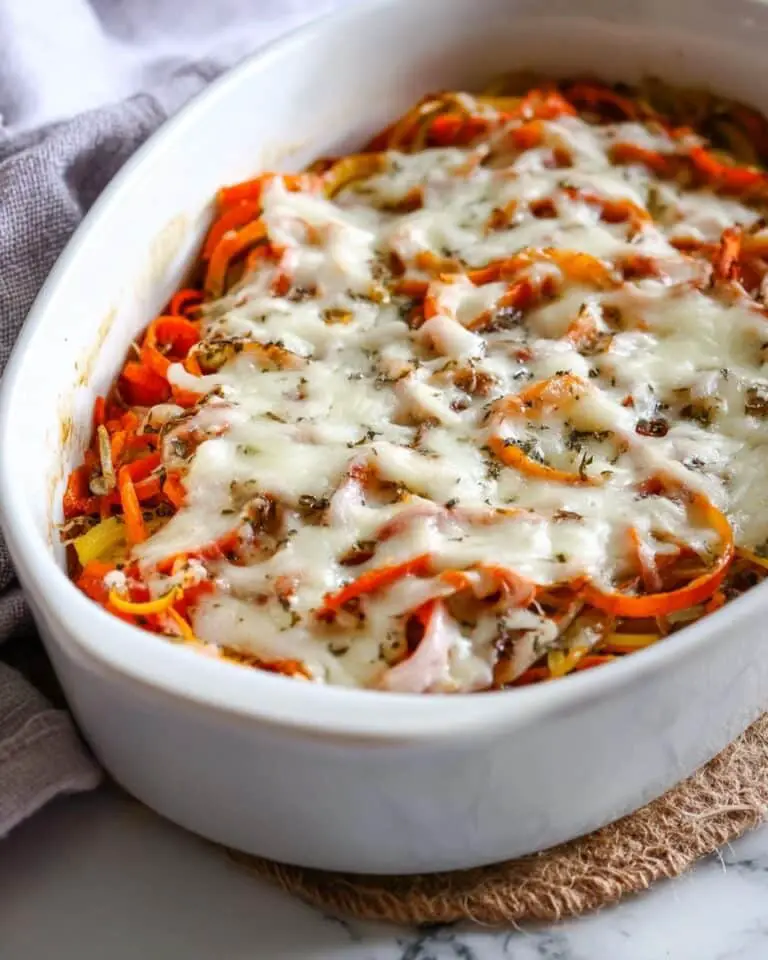 Spiralized Winter Veggie Gratin Recipe