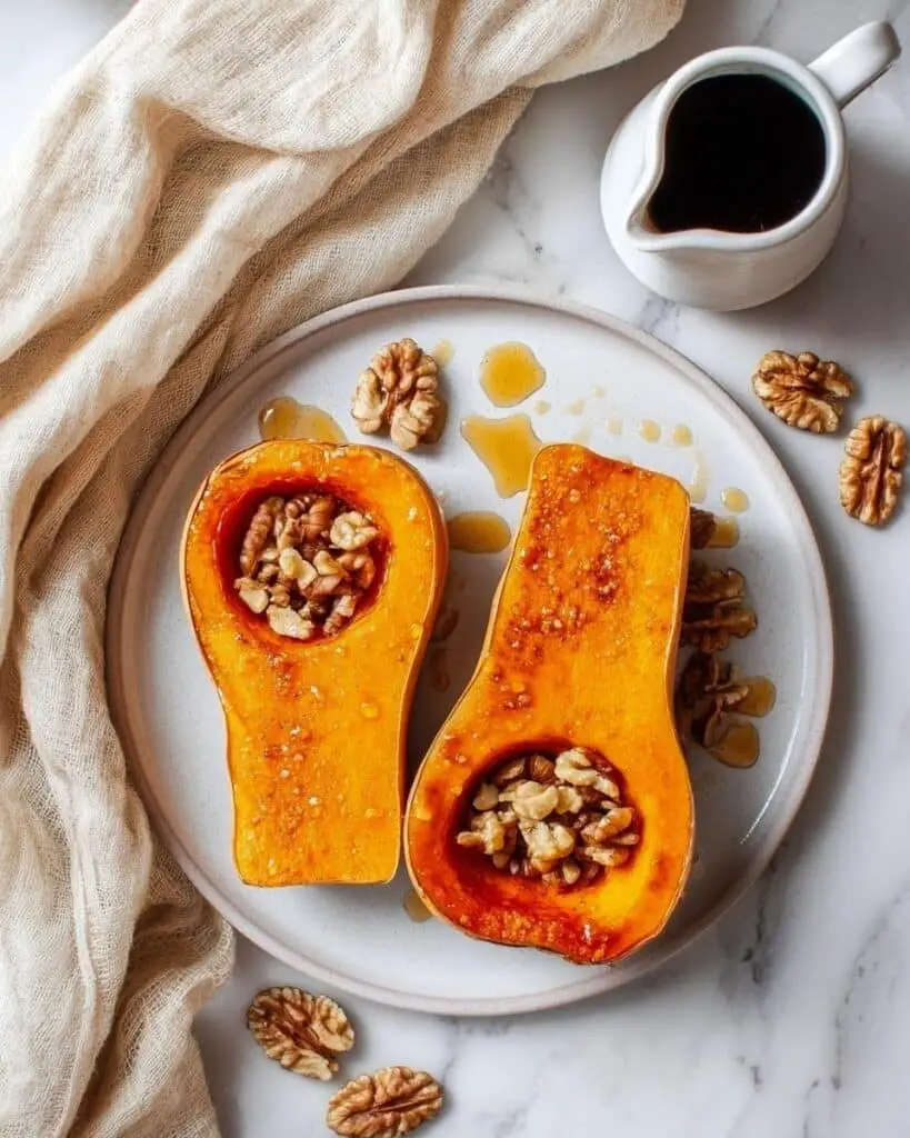 Roasted Honeynut Squash with Maple and Pecans Recipe