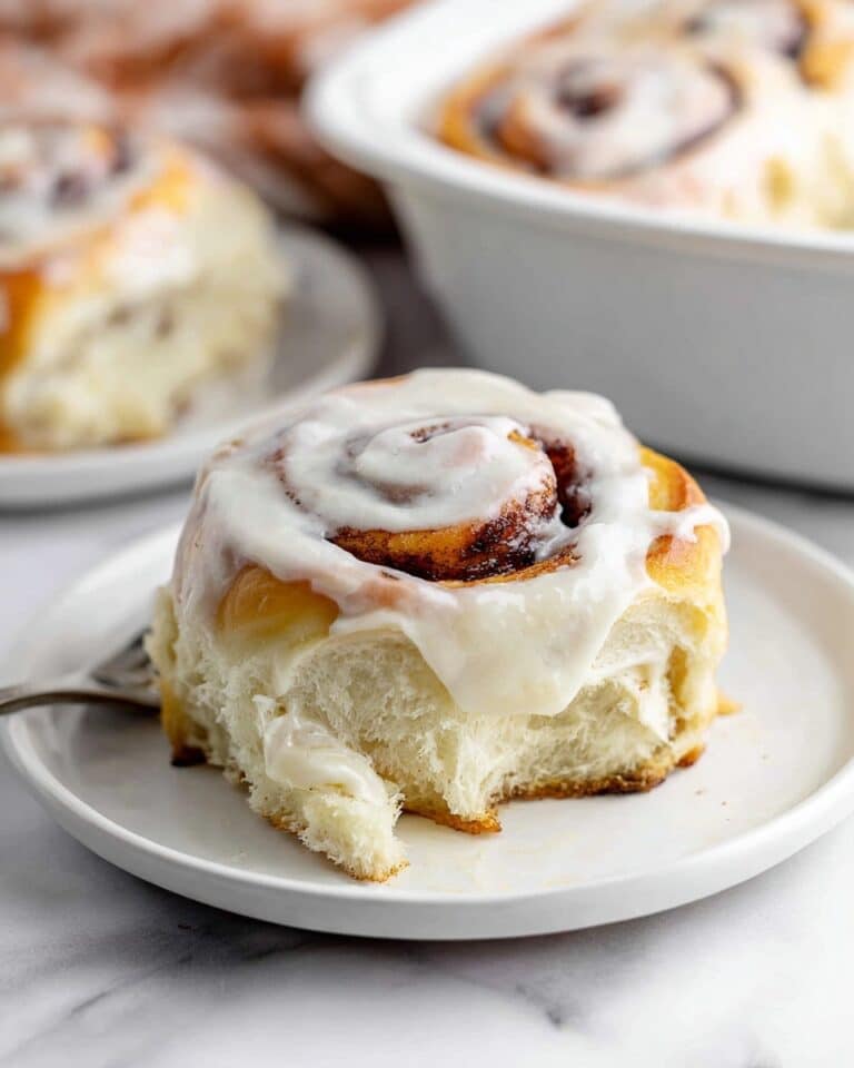 Classic Homemade Cinnamon Rolls with Cream Cheese Frosting Recipe