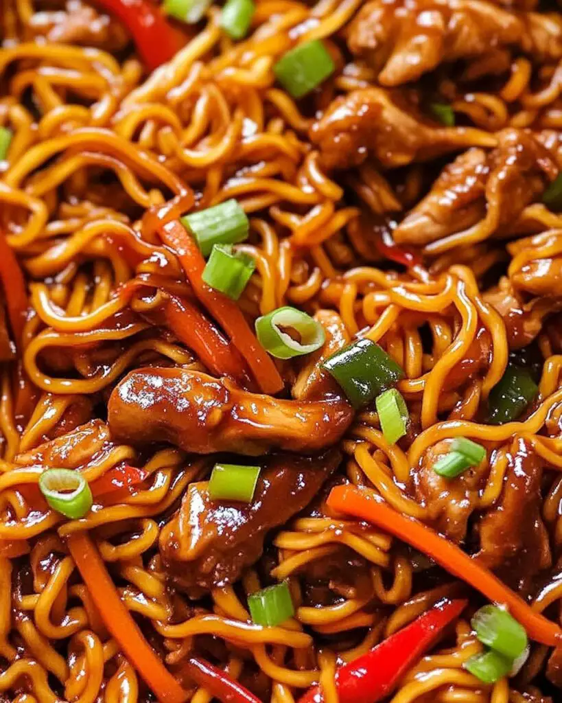 Chicken Ramen Stir Fry Noodles Recipe