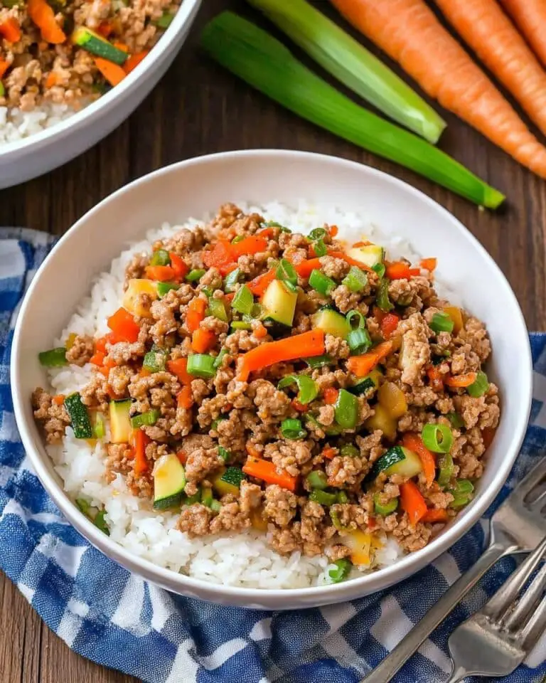 Ground Turkey Stir Fry with Ginger-Sriracha Sauce Recipe