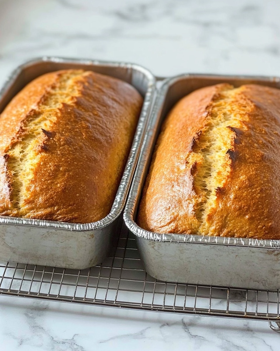 The image shows three thick slices of moist pumpkin bread placed on a white rectangular plate. The bread has a rich golden-brown crust with a soft, dense, and slightly crumbly orange-brown interior. The slices are arranged in a slightly overlapping manner with the front slice laying flat, and the rest leaning against the loaf’s remaining part. The background is a clean white marbled texture with a bright orange cloth underneath the plate's edge. Photo taken with an iphone --ar 4:5 --v 6.1