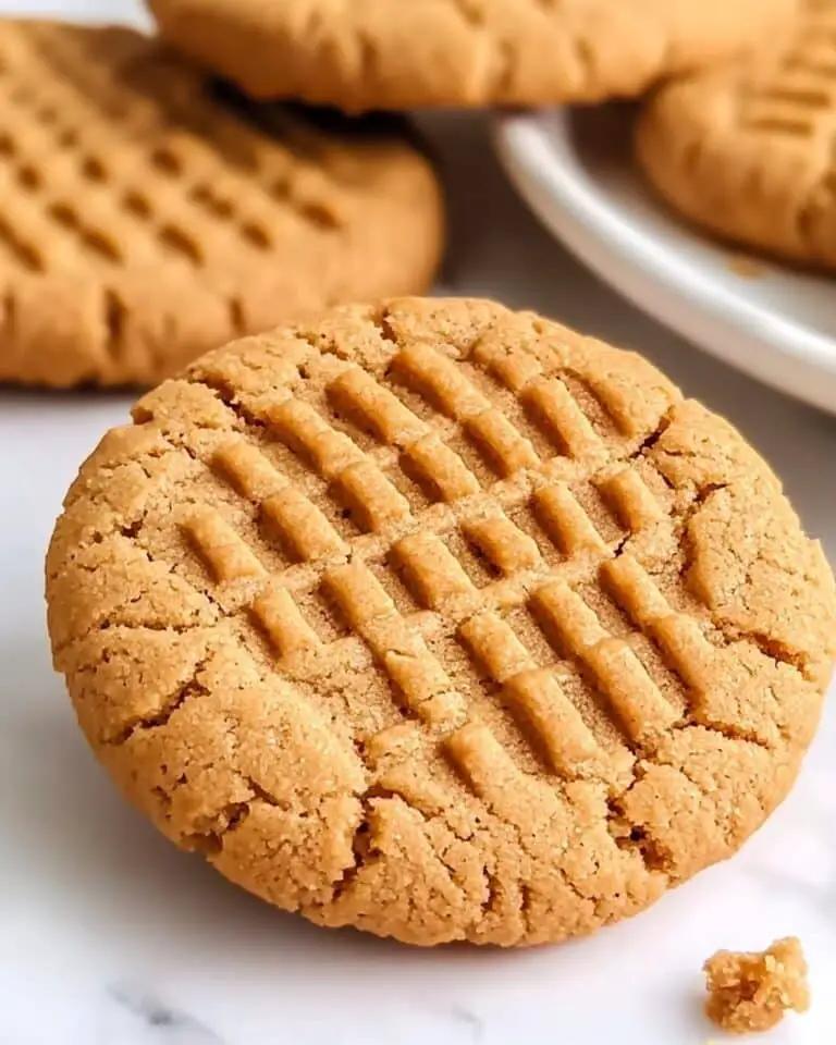 3-Ingredient Peanut Butter Cookies Recipe