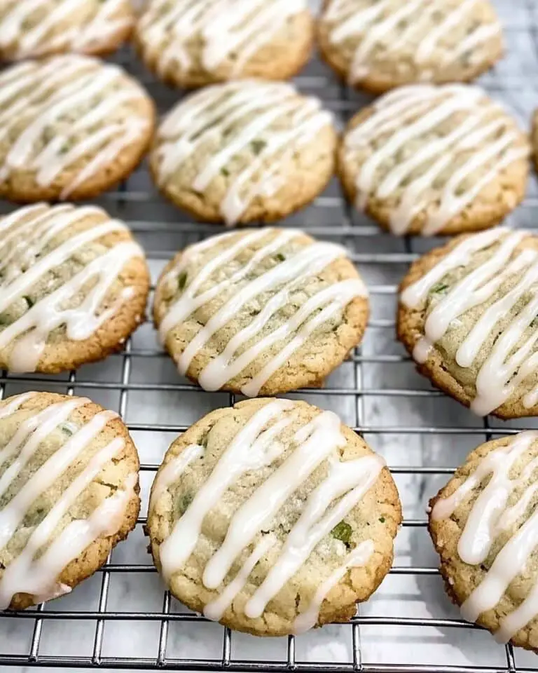 Lemon Glazed Zucchini Cookies Recipe