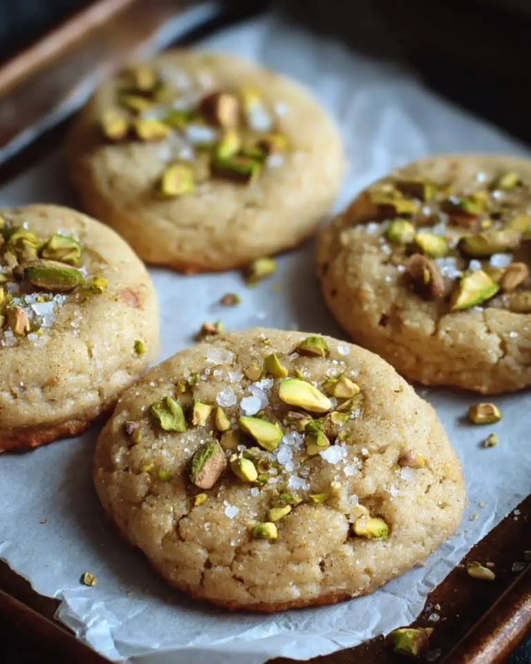 Salted Honey Pistachio Cookies Recipe