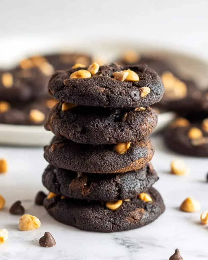Peanut Butter & Chocolate Chocolate Chip Cookies Recipe