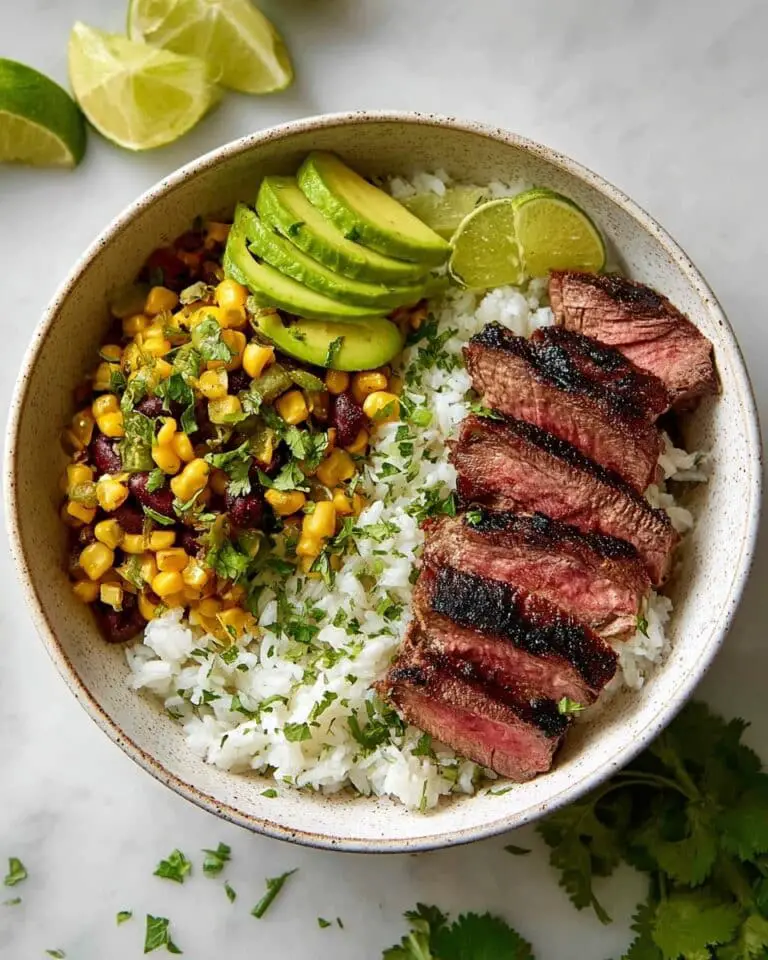 Cilantro Lime Steak Bowls Recipe