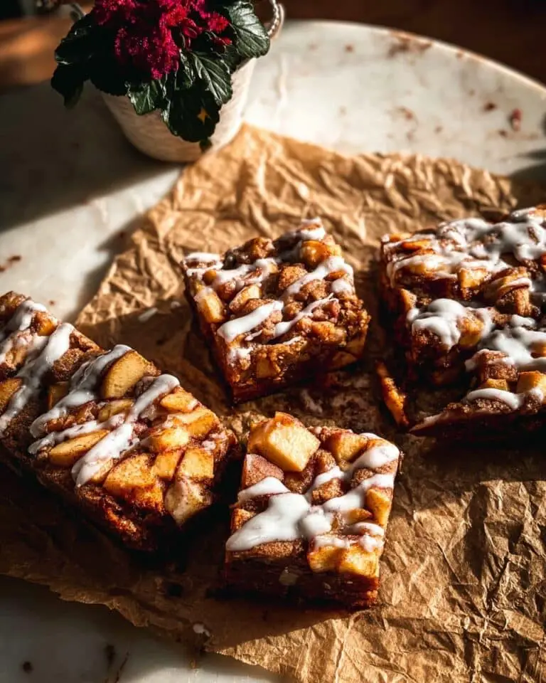 Glazed Honeycrisp Apple Fritter Cake Recipe