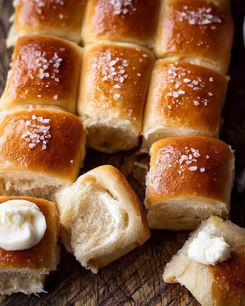 Salted Honey Butter Parker House Rolls Recipe
