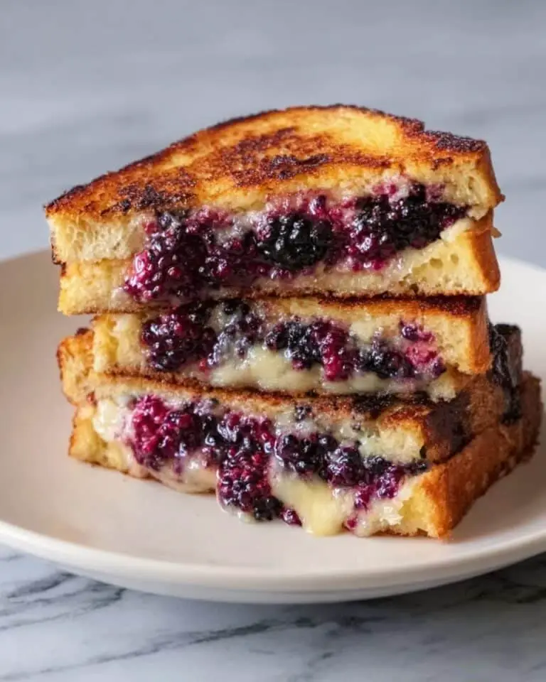 Blackberry Brie Grilled Cheese Recipe