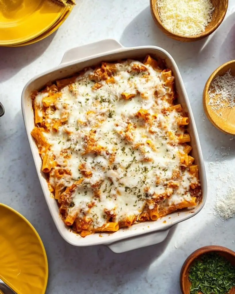 Cheesy Baked Pumpkin Pasta Recipe