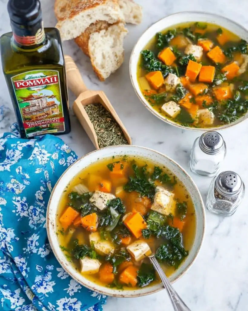 Chicken, Sweet Potato, and Kale Soup Recipe