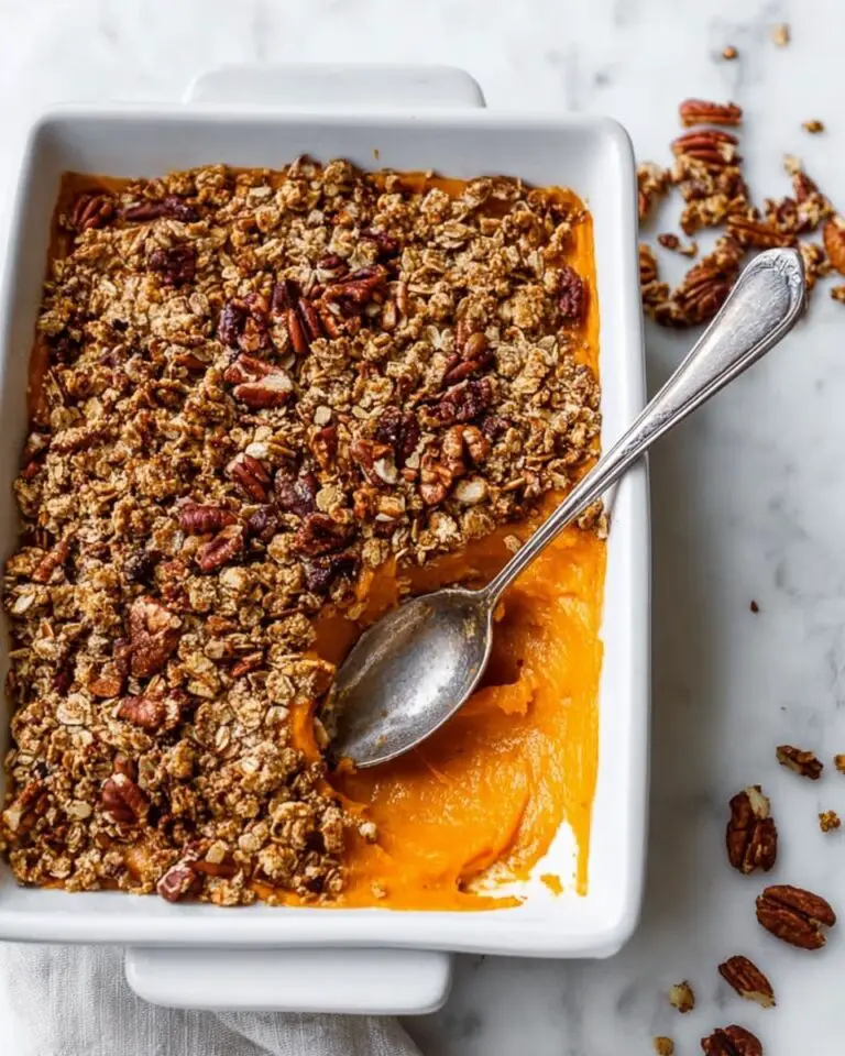 Sweet Potato Casserole with Praline Topping Recipe