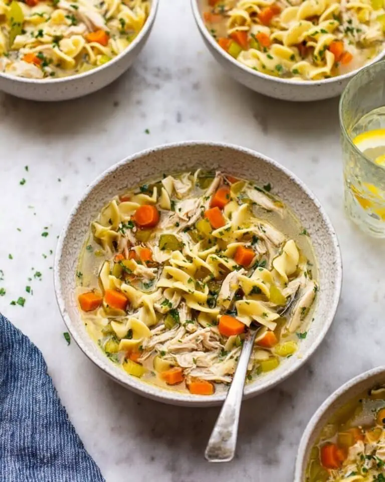 Leftover Turkey Noodle Soup Recipe