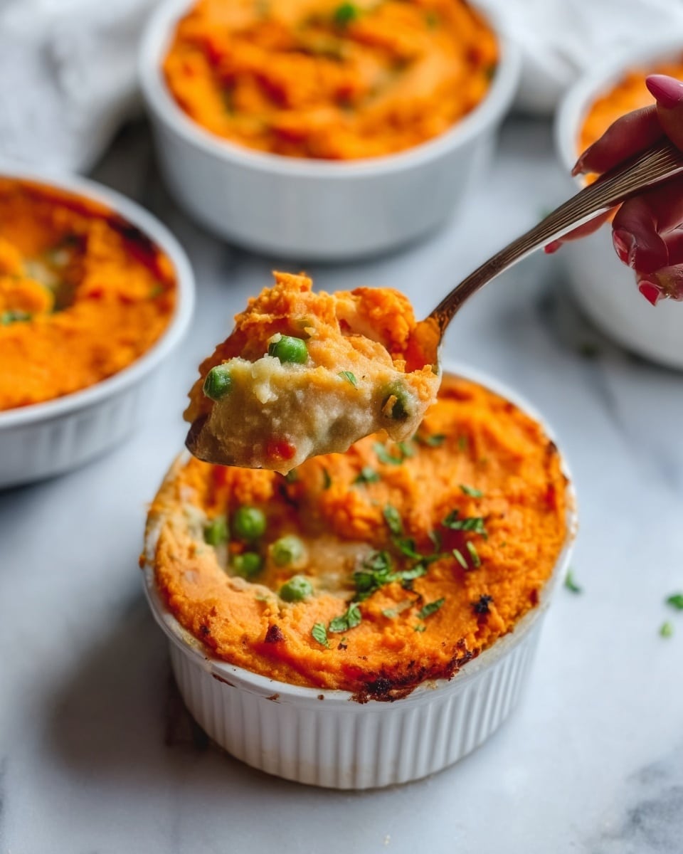 Turkey Mashed Sweet Potato Pot Pie Recipe