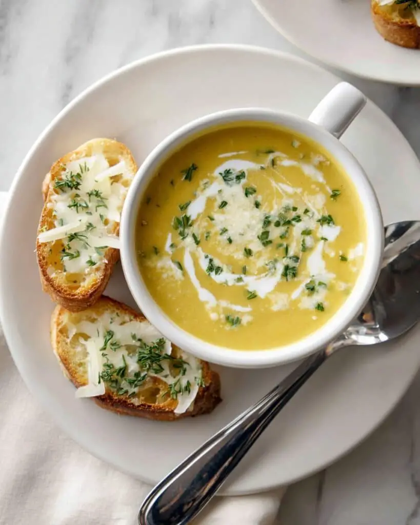 Roasted Acorn Squash Soup with Ginger, Turmeric, and Cashews Recipe