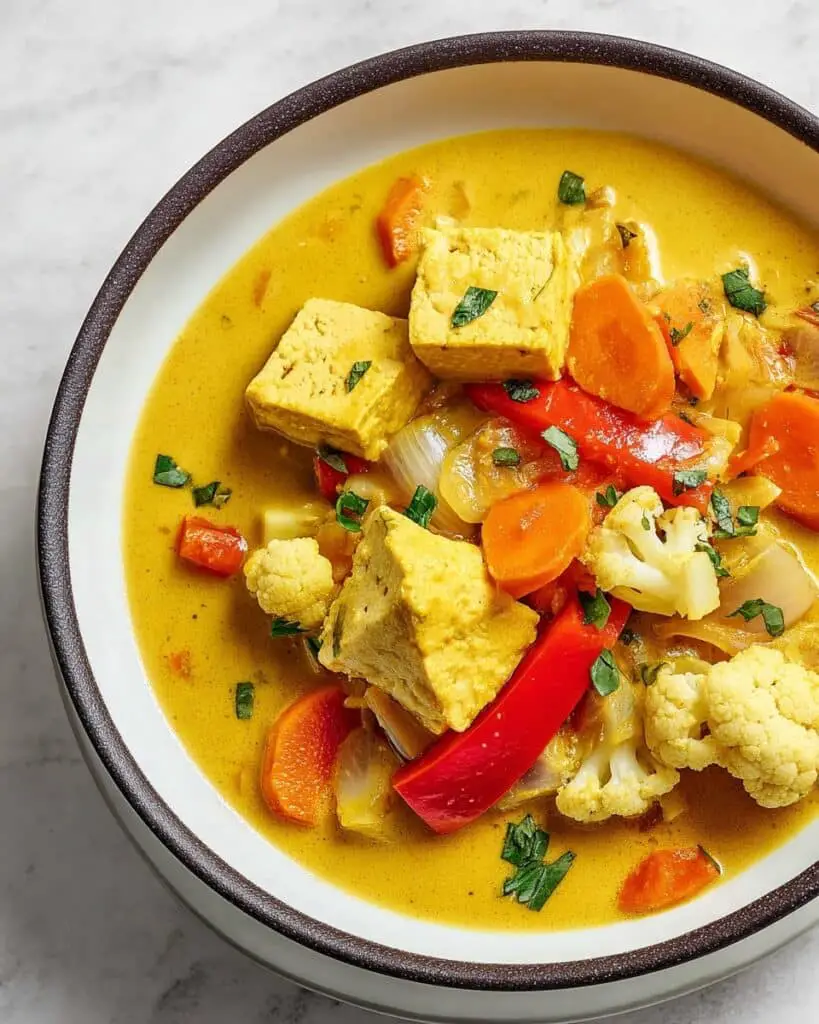 Pumpkin Curry with Coconut Milk and Tofu Recipe
