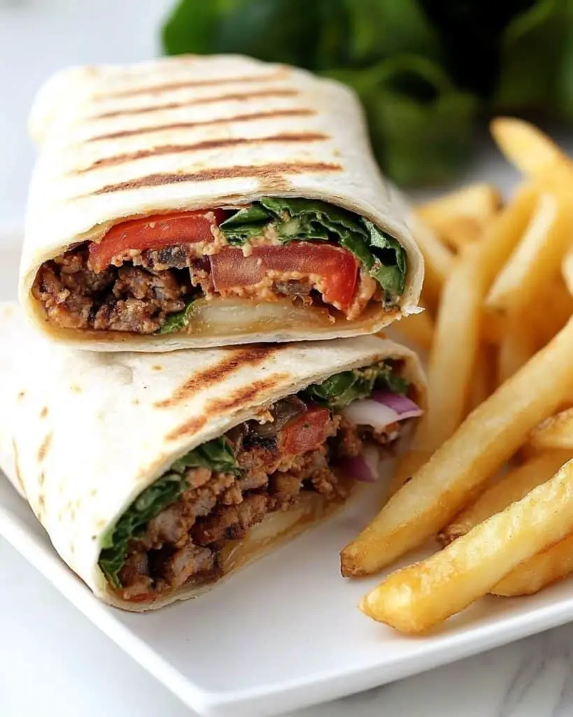 Cheeseburger Wraps Recipe