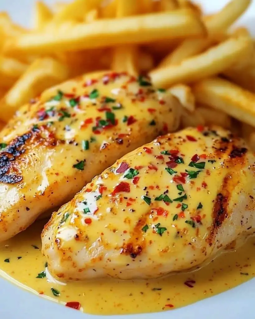 Chicken Fillet in Spicy Creamy Garlic Parmesan Sauce Recipe