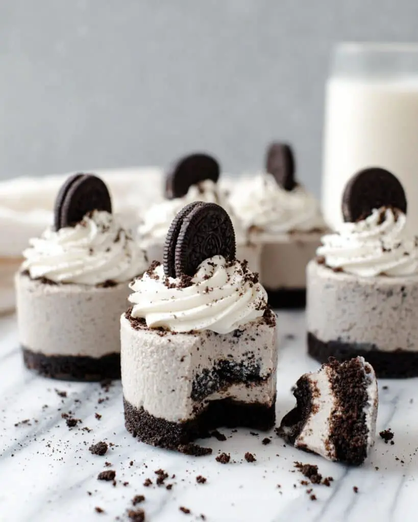 Mini No-Bake Oreo Cheesecakes Recipe