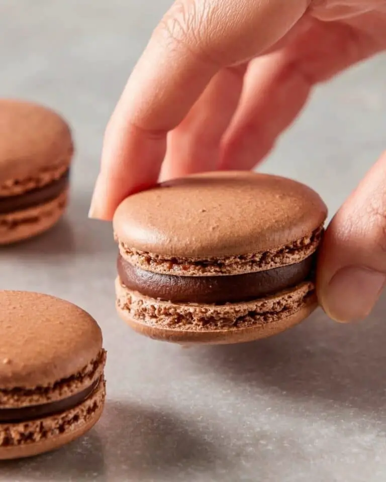 Double-Chocolate French Macarons Recipe