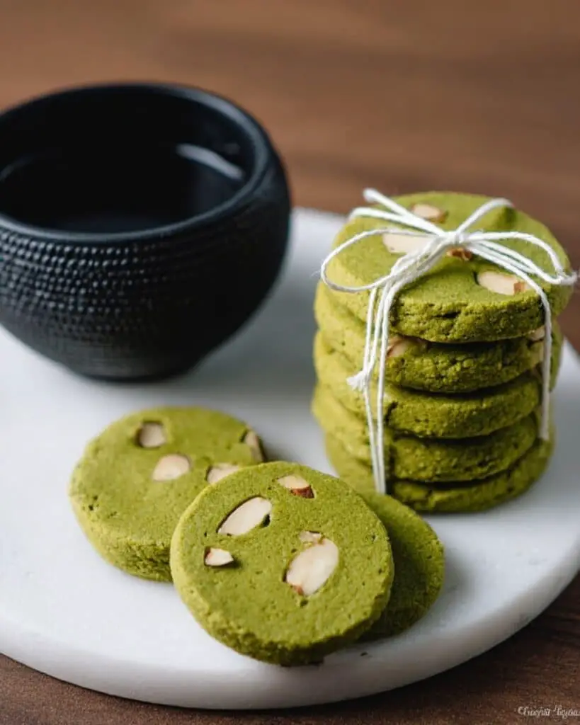 Matcha Cookies with White Chocolate Chips Recipe