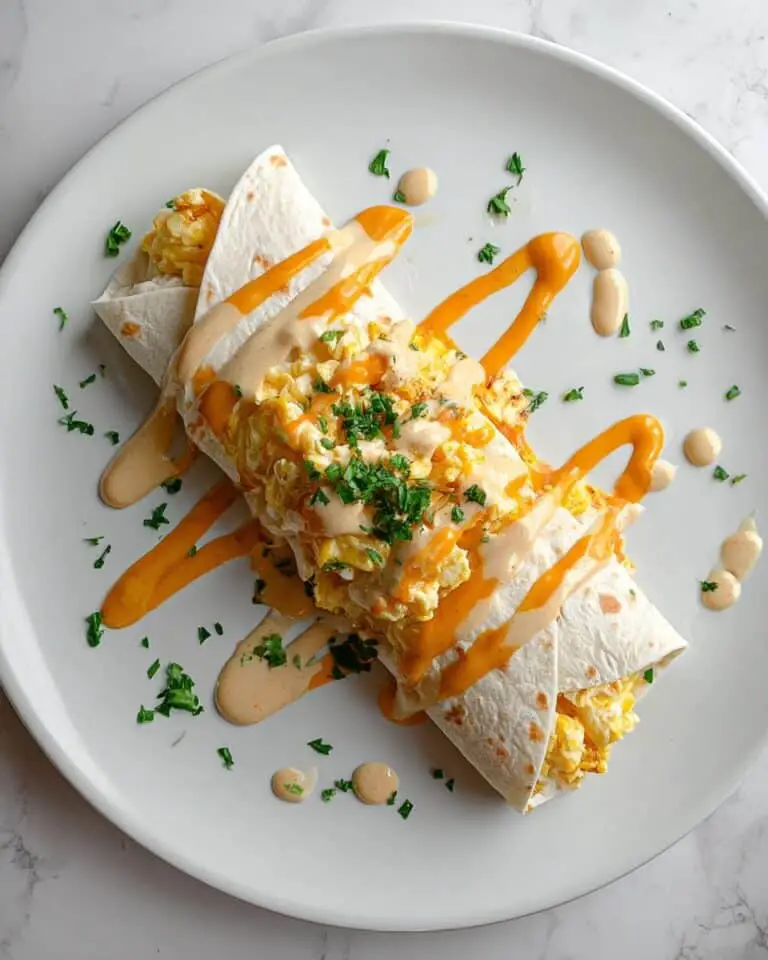 Cheesy Garlic Chicken Wraps Recipe