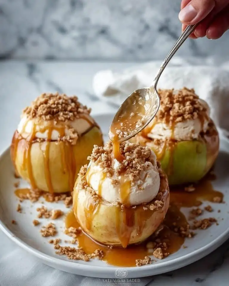 Cheesecake Stuffed Apples Recipe