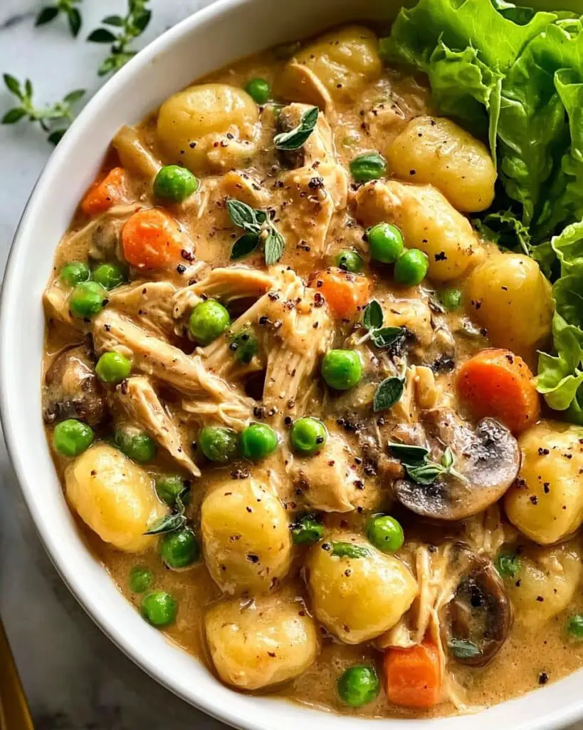 Creamy Chicken and Gnocchi Pot Pie Recipe