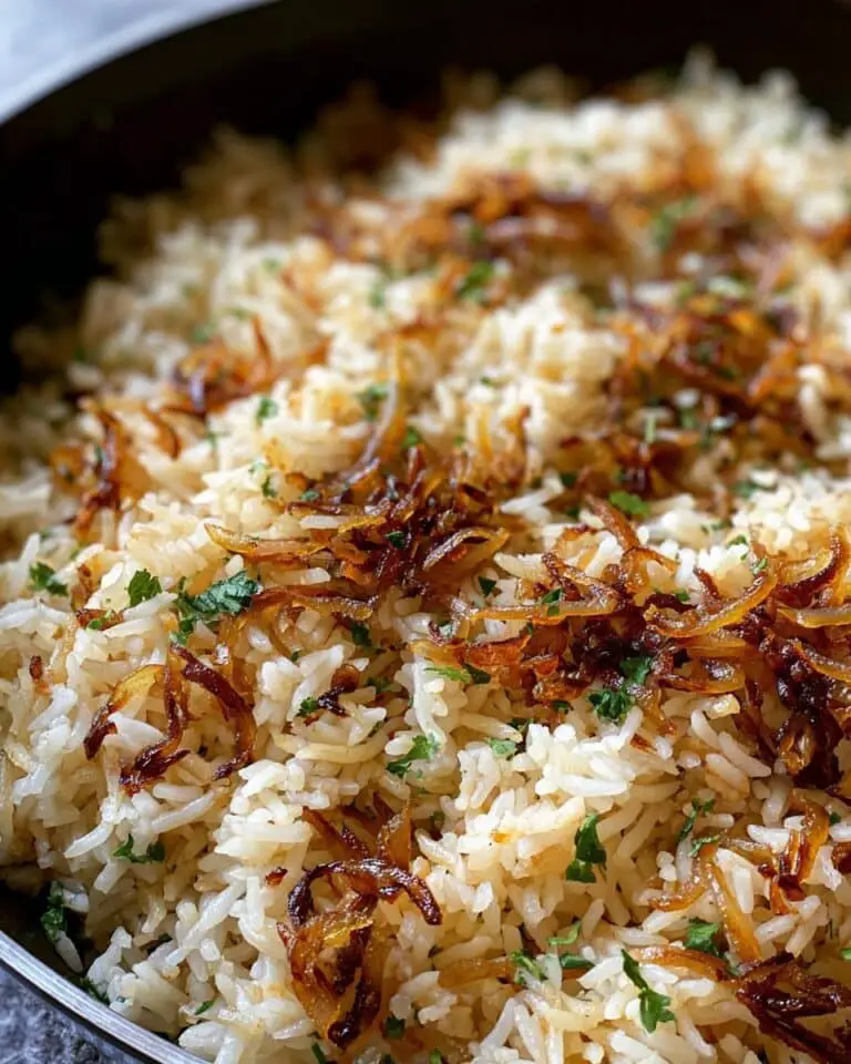 Rich and Savory Golden Onion Butter Rice Recipe