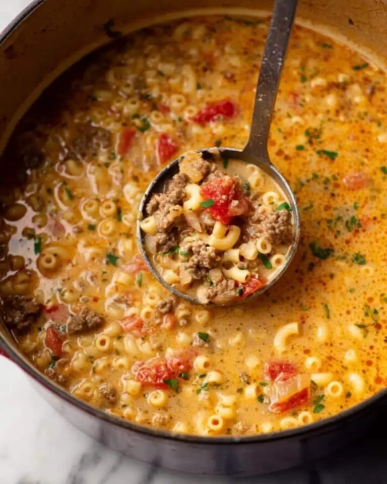 Parmesan Italian Sausage Ditalini Soup Recipe