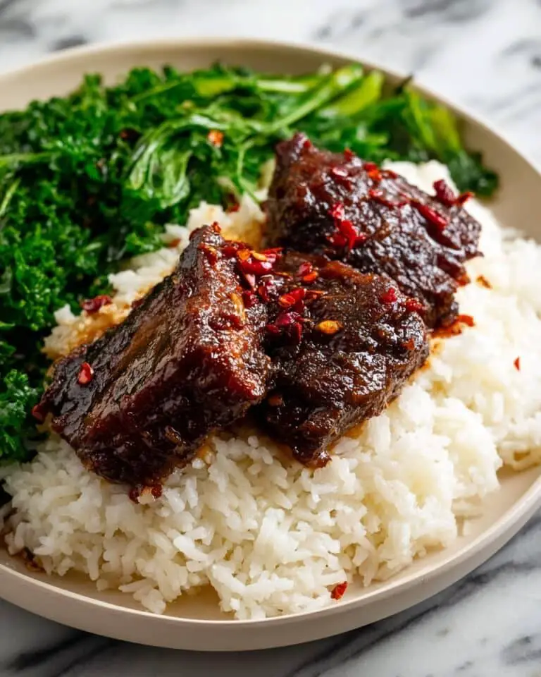 Crockpot Thai Short Ribs with Coconut Rice Recipe