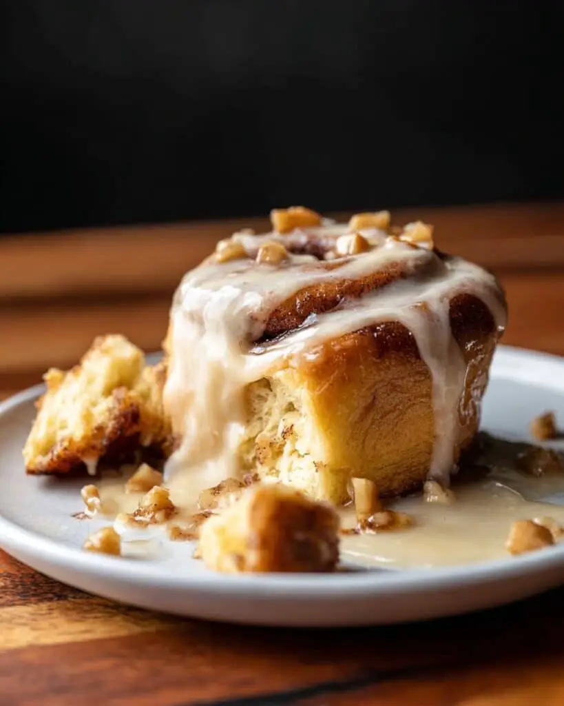 Apple Cinnamon Rolls with Brown Butter Maple Icing Recipe