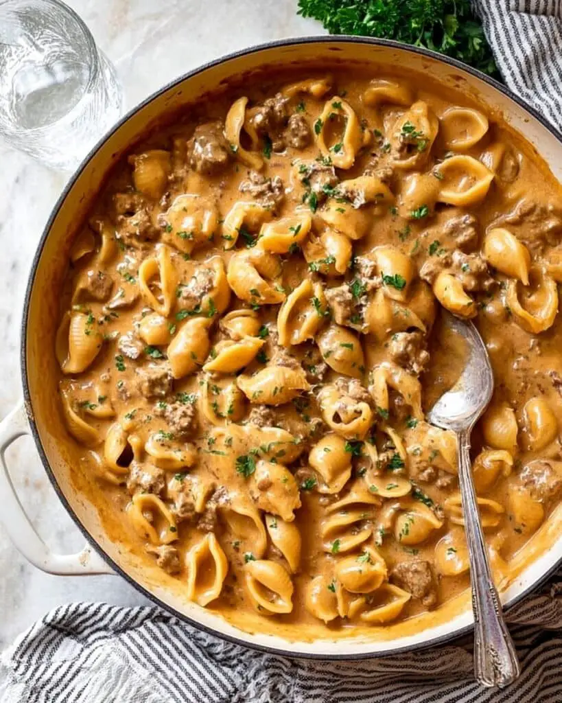 Healthier Homemade One Pot Hamburger Helper Recipe