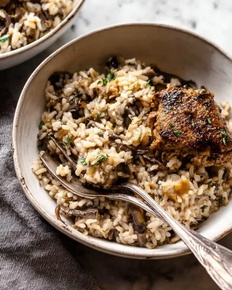 Crockpot Herb Butter Chicken and Wild Rice Recipe
