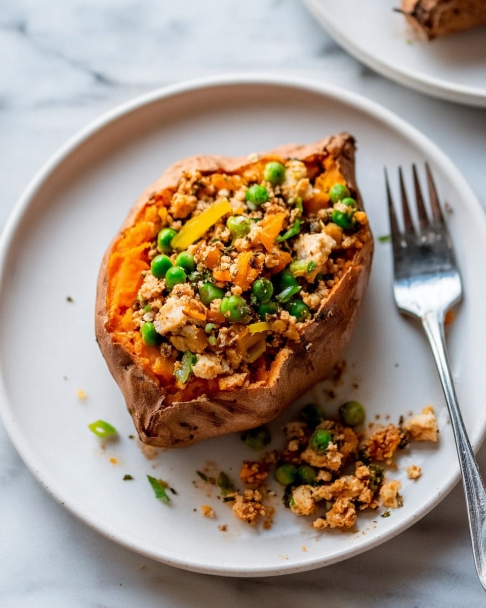 Turkey Shepherd’s Pie Loaded Sweet Potato Recipe