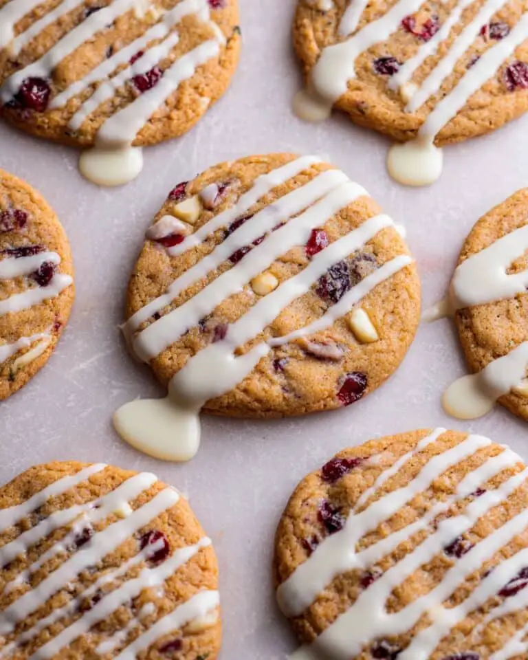 Pecan Cranberry Shortbread Cookies Recipe