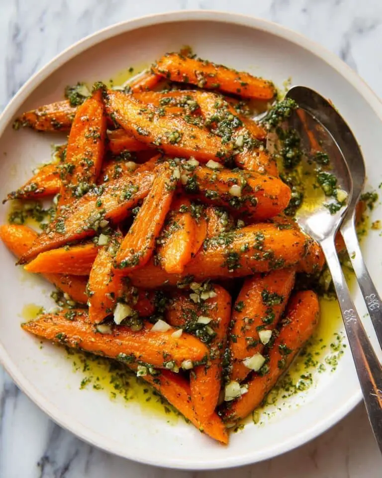 Garlic Butter Roasted Chantenay Carrots Recipe
