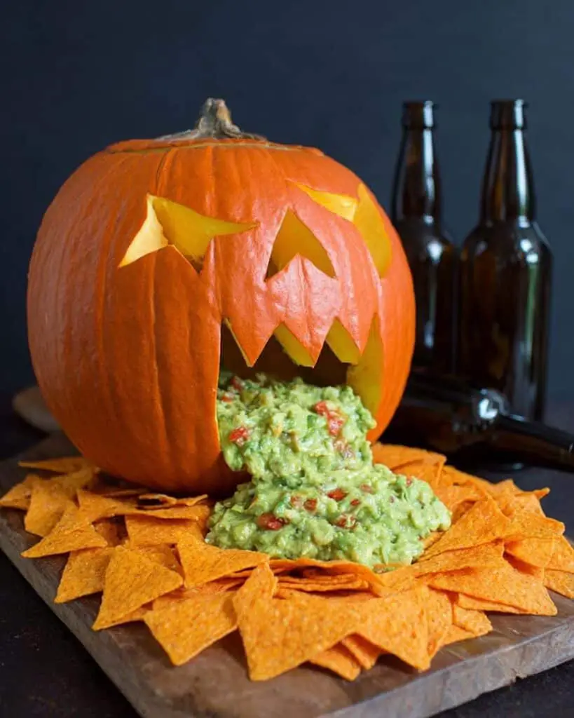 Puking Pumpkin Nachos Recipe