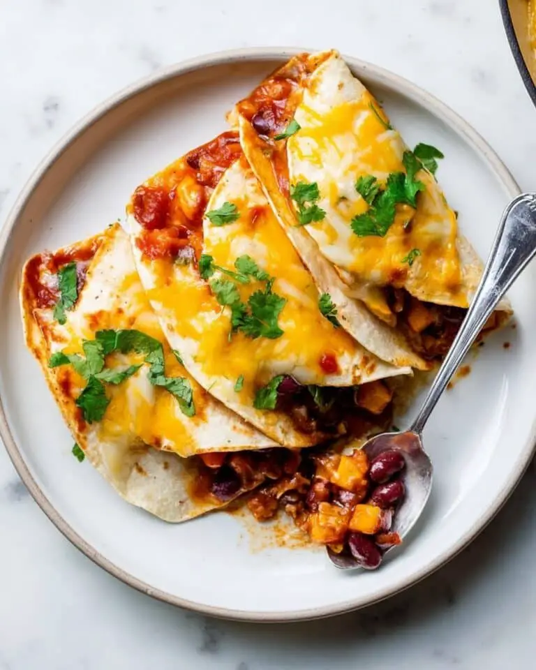 Butternut Squash Black Bean Enchiladas Recipe
