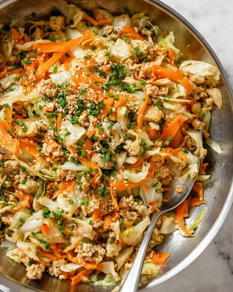 Egg Roll in a Bowl with Ground Turkey Recipe