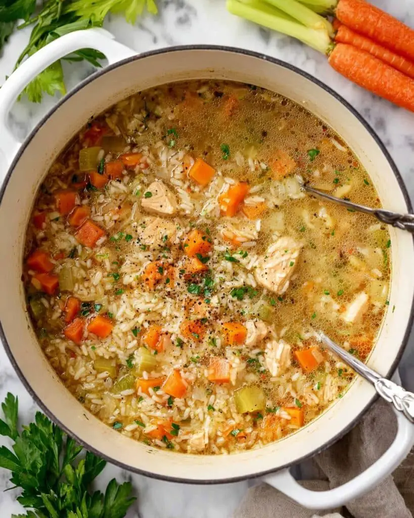 Turkey and Rice Soup Recipe