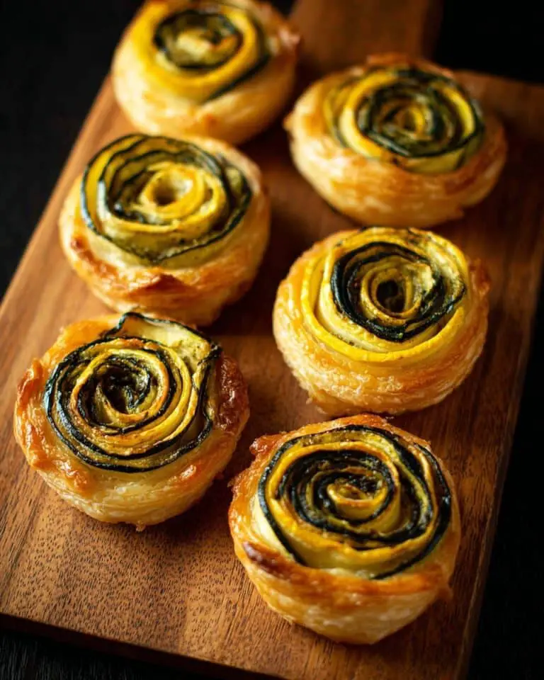 Pesto Zucchini Roses Recipe